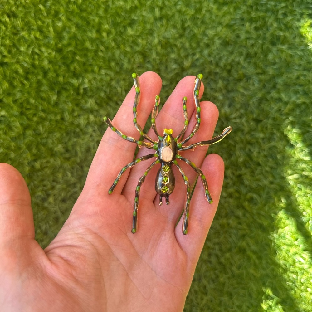 Spider Brooch Insect Jewelry Pin - Picture 5 of 5